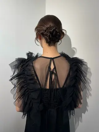 ロング カラー ヘアアレンジ mina 🌷のヘアスタイル