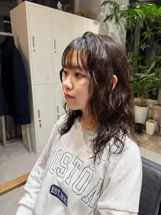 ロング パーマ パーマ/ボブ /レイヤー チヒロのヘアスタイル