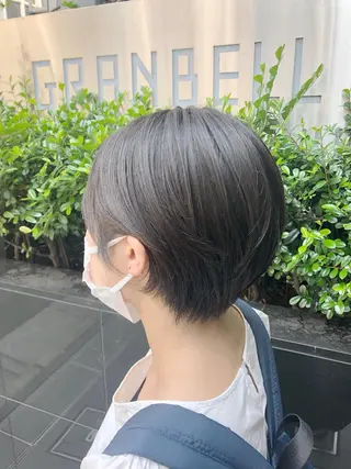 ショート ボブ/縮毛矯正/ レイヤー/塚田のヘアスタイル
