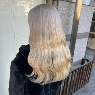 ロング カラー あ あのヘアスタイル