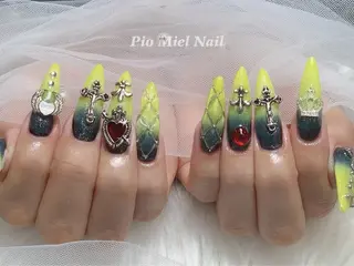 ネイル HANA 長さだしのネイルデザイン