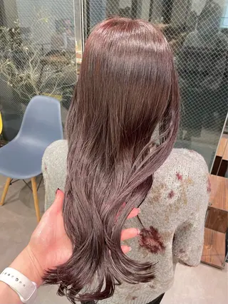 ロング カラー clam. yuu🦩のヘアスタイル