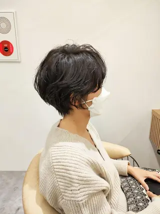 ショート パーマ 【似合わせ・レイヤー ・パーマ】海気のヘアスタイル