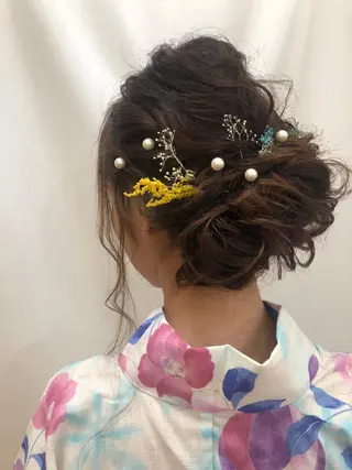 ヘアアレンジ 代表　土屋ヒロユキ ショートカットのヘアスタイル