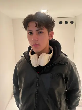 メンズ ボブ/レイヤー /河内温太のヘアスタイル