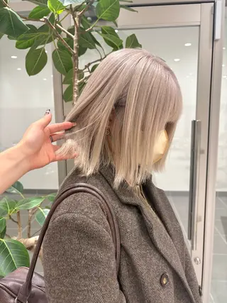 ミディアム バレイヤージュ/ヘア アレンジ/shionのヘアスタイル