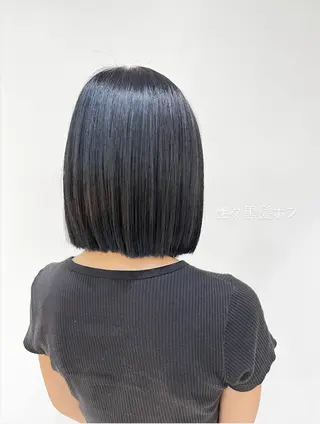 ミディアム カラー ヘアアレンジ 🥀暖色韓国ヘア💕 保科侑花のヘアスタイル