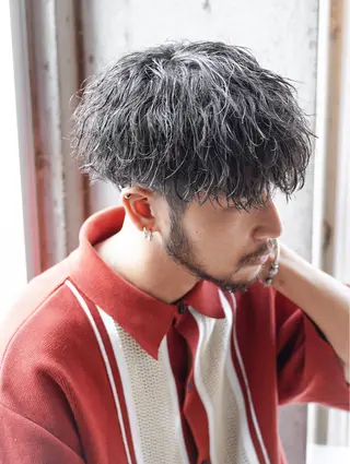 ショート パーマ メンズ 【新宿メンズパーマ】 スペシャリスト勝山勇のヘアスタイル