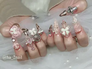 ネイル NAIL and EYELASH ALPHA.所属・ALPHA. 姫繇のネイルデザイン