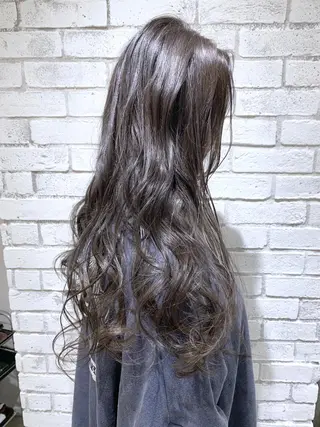 ロング カラー パーマ ヘアアレンジ filo byFeria渋谷所属・縮毛矯正/美髪 髪質改善/石田幸輔のヘアスタイル