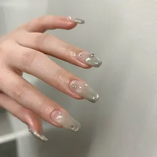 ネイル rina ニュアンス♡ワンホンのネイルデザイン