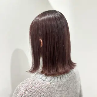 ミディアム カラー ヘアアレンジ hair&make Rivia所属・🤍 minaのヘアスタイル