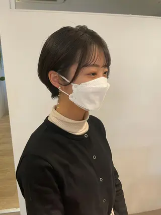 ショート 大迫 江梨のヘアスタイル