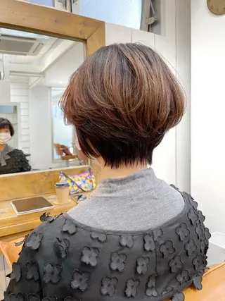 ショート newline銀座所属・👑銀座ショート/ 絶壁補正/金子涼👑のヘアスタイル