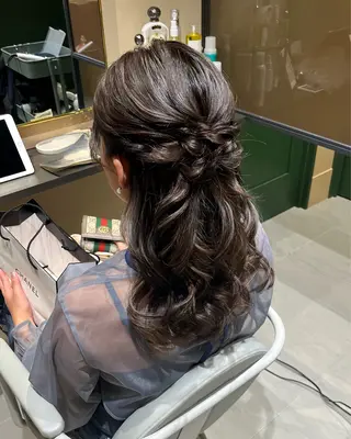 ロング ヘアアレンジ 🫧tomoka 透明感カラー🫧のヘアスタイル