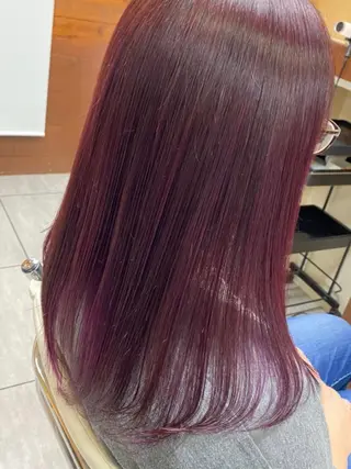 セミロング 🫧艶髪カラー🫧 森本くるみのヘアスタイル