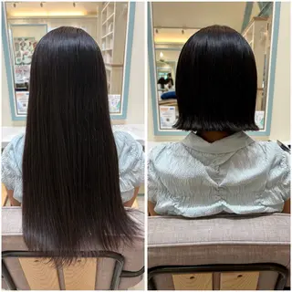 ミディアム つちだ ゆうひ / 暗髪カラー⟡.·のヘアスタイル