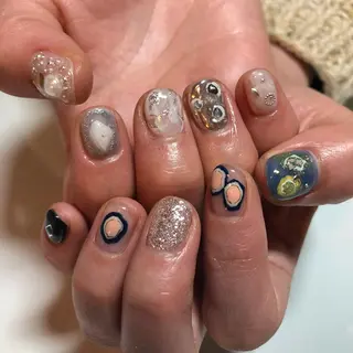 ネイル g-up nail所属・米田 律子のネイルデザイン