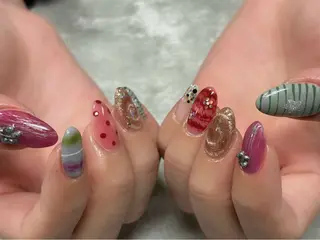 ネイル Protea きぬがわ らむのネイルデザイン