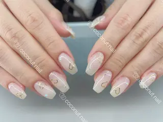 ネイル 神田 ココナッツのネイルデザイン