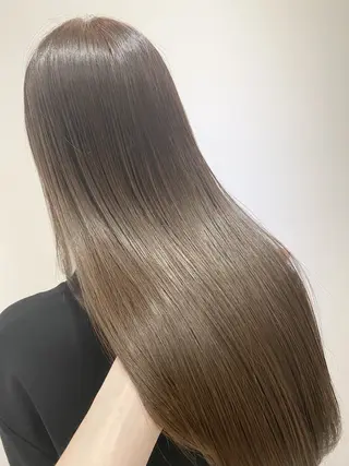 ロング カラー 🥇ブリーチ無し 透明感🥇佐藤のヘアスタイル