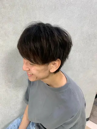 ショート メンズ est hair 池袋西口所属・♡派手髪カラー♡ 🅝🅐🅝🅐のヘアスタイル