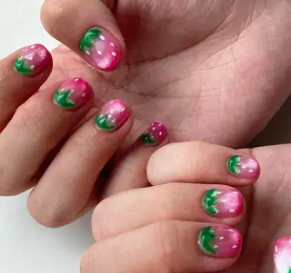 ネイル By moonネイル 🌷ワンホン/韓国風のネイルデザイン