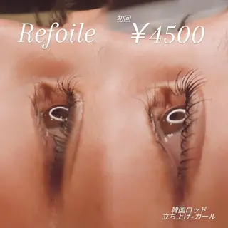 マツエク・マツパ Refoile所属・11/4open👏 Refoile🎉のマツエク・マツパデザイン