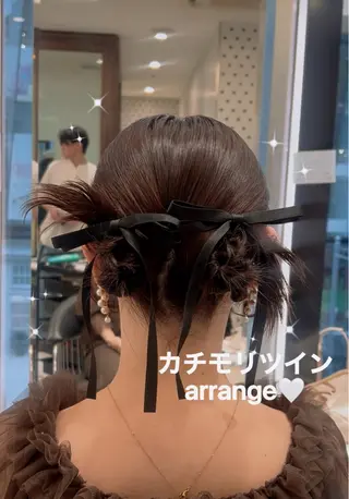 ヘアアレンジ 顔周り/透明感 🤍銀座RINOSEのヘアスタイル