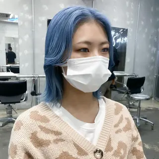 ミディアム カラー 💗💗韓国レイヤー yu-ki💗💗のヘアスタイル