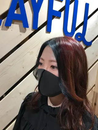 セミロング atelier L.I.B.Co 【アトリエ リブコ】所属・前川 和也のヘアスタイル