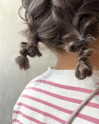 ミディアム カラー ヘアアレンジ ツキノキ ミナのヘアスタイル