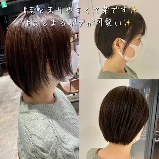 ショート ✨圧倒的満足度◎ 小顔美人ショート✨佃のヘアスタイル