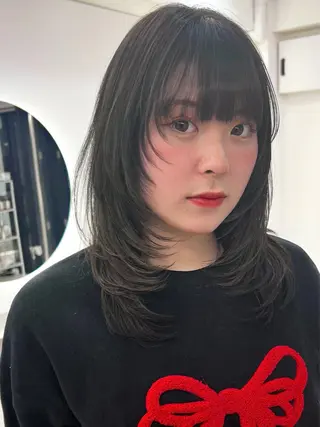 ミディアム ショート/ ボブ/今井皓のヘアスタイル