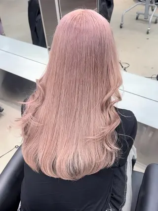 ロング 名古屋栄/PELE/ ブリーチ/asahiのヘアスタイル