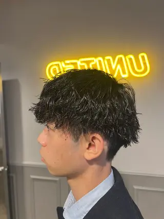 パーマ メンズ 韓国レイヤーカット /REIのヘアスタイル