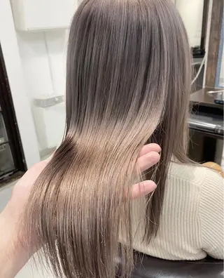 セミロング カラー 🧸ミルクティー🧸 kousei🧸のヘアスタイル