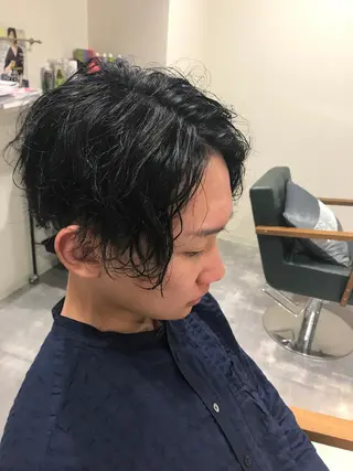 パーマ メンズ Tink　天神店所属・今村賢治/メンズ/ レイヤー✨艶カラーのヘアスタイル