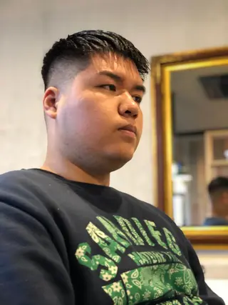 ショート メンズ BARBER SHOP FOURSEASON所属・OHNISH RYUSEIのヘアスタイル