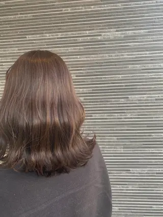 ミディアム カラー 透明感カラー 天羅のヘアスタイル