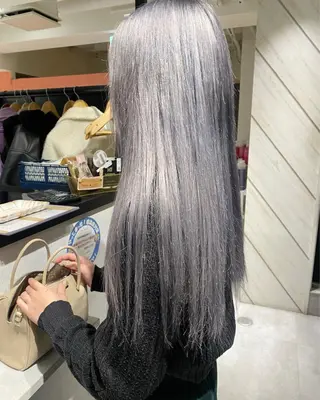 ロング デザイン🥇複雑履歴 ハイトーン特化のヘアスタイル