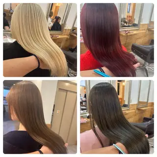 ロング カラー 髪質改善＆ブリーチ 伊勢　祐一郎のヘアスタイル