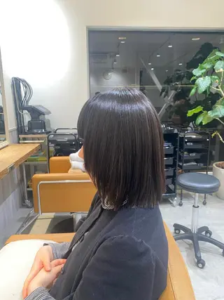 ミディアム 増田 枝里子のヘアスタイル