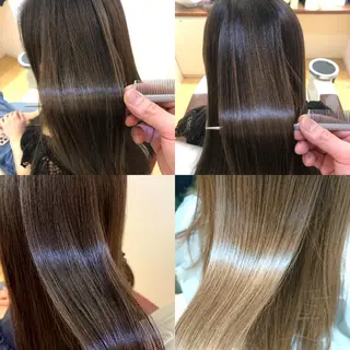 セミロング 岩崎 秀之のヘアスタイル