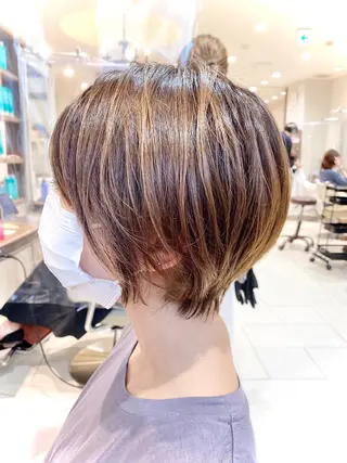 ショート カラー 横山 直輝のヘアスタイル