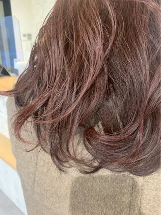 カラー レイヤーカット/ 艶カラー/山内一暉のヘアスタイル