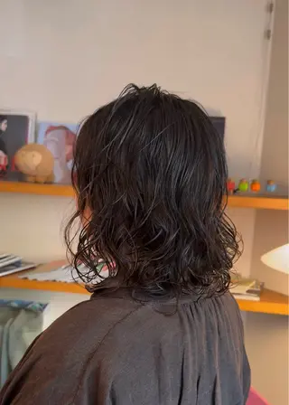 ミディアム パーマ hair space Syrup所属・レディースパーマ/ 合田 有一朗のヘアスタイル