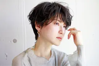 ショート カラー 似合わせバランス得意 青野さくらのヘアスタイル