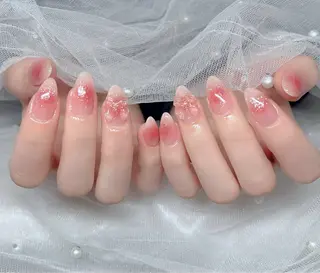 ネイル 🎀PG🩵 ネイルサロンのネイルデザイン