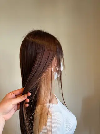 ロング カラー 朝野 美華/暖色カラーのヘアスタイル